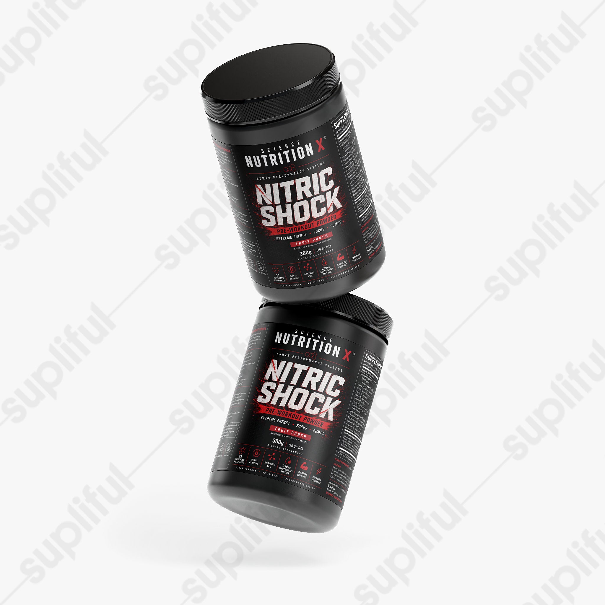 Nitric Shock Pre-Workout Powder (Fruit Punch)