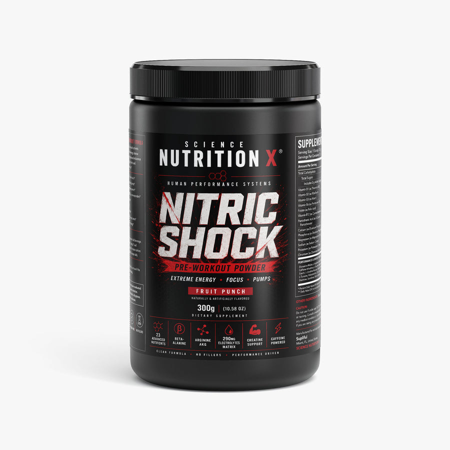 Nitric Shock Pre-Workout Powder (Fruit Punch)